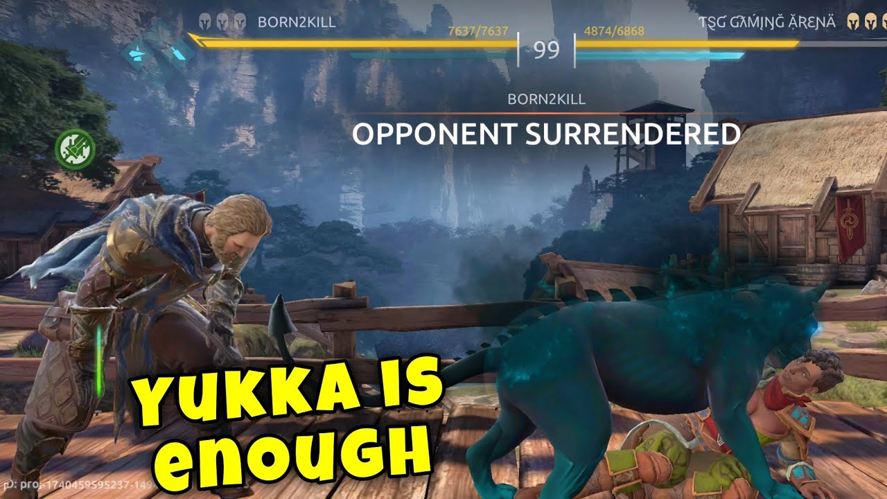 Yukka made them Surrender | The Most Broken Hero |  Shadow Fight 4 Arena | SF Arena