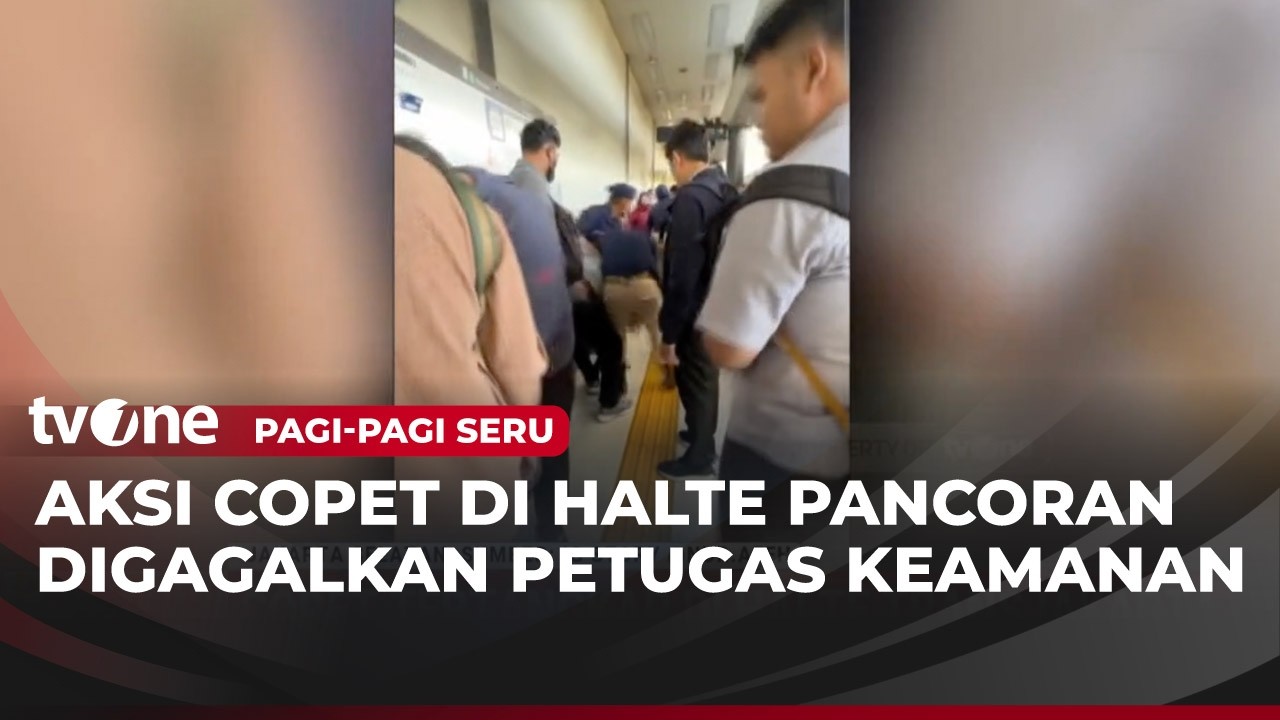 Detik detik Aksi Pencopet Ketahuan di Halte TJ dan Berhasil Dibekuk