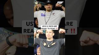 OLEKSANDR USYK VS RICO VERHOEVEN WEIGH IN COMPARISON #Shorts