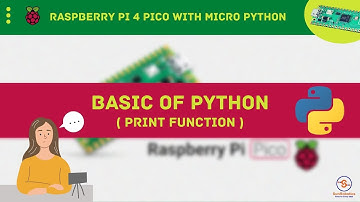 Basics Of Python : Understanding and Using the Print Function | Tutorial | Raspberry Pi Pico