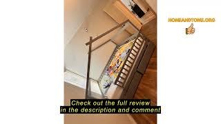 Review Harper & Bright Designs Full House Bed with Trundle, Kids Platform Frame Rails and Roof, Tent