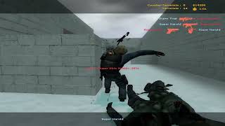 [CS:Source #15] fy_dinoiceworld 10v10 with bots | 200 kills (Difficulty: Easy)