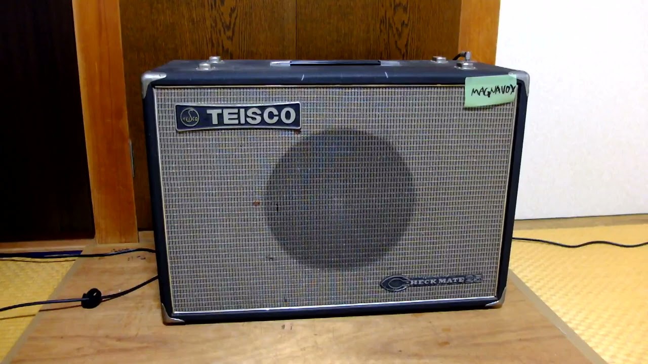 スピーカーサウンドチェック 57年MAGNAVOX 12インチ - YouTube