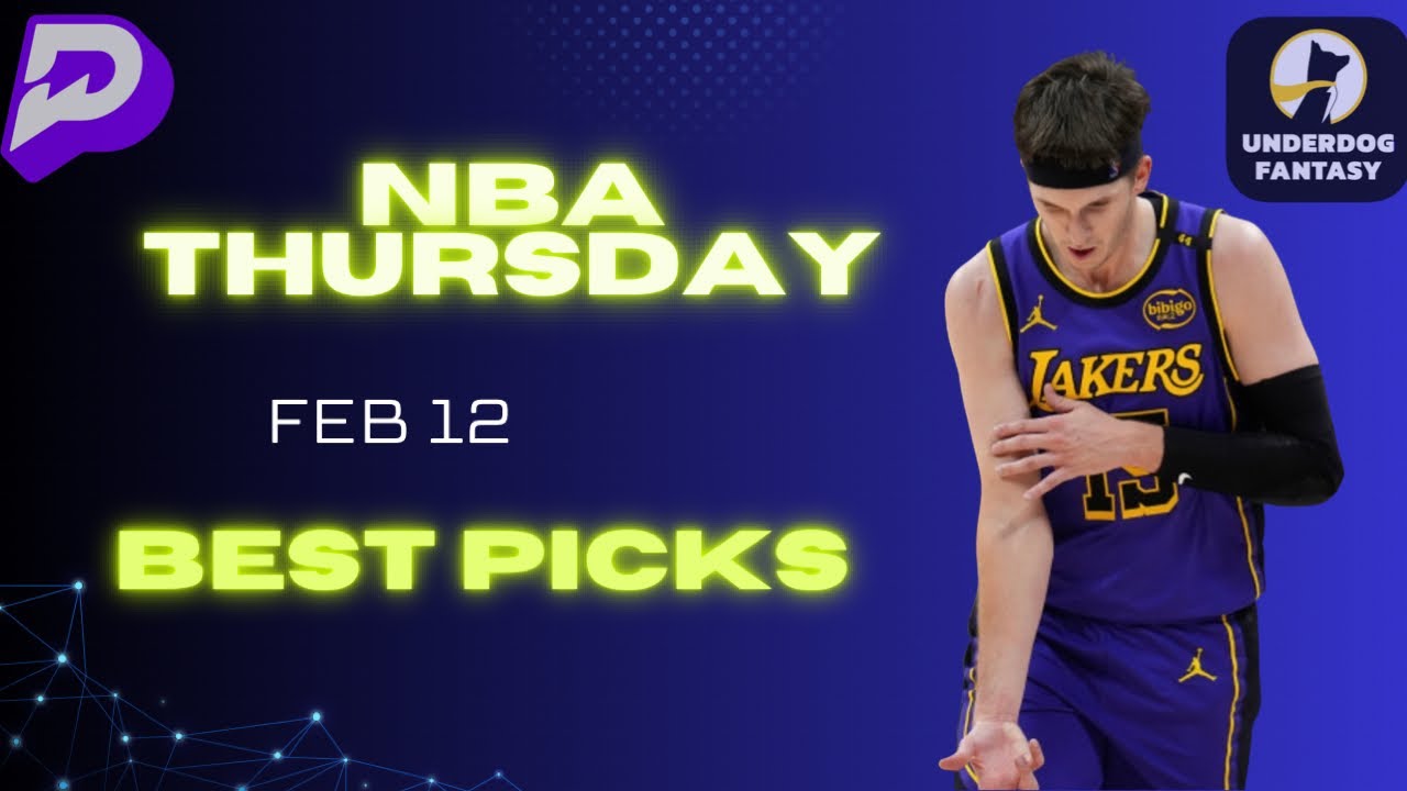 PrizePicks Thursday NBA Best Player Prop Bets 2/12/26 | Best NBA Parlay Picks Today | Mavs & Lakers