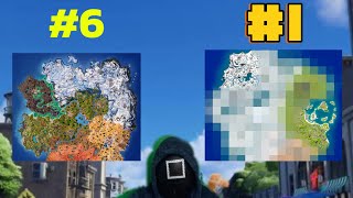 Ranking Every Fortnite Chapter From WORST to BEST.