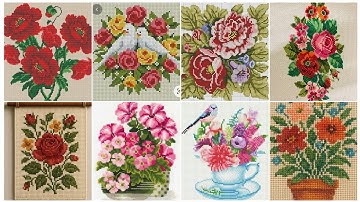#1 Most Beautiful and Unique New Cross Stitch Patterns For Everything #CrossStitchDesign#Trend