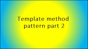 Template method pattern part 2