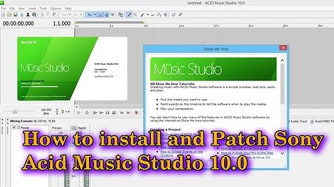 Download and Watch How to install and Patch Sony Acid Music Studio 10.0 by Gabbyproscra