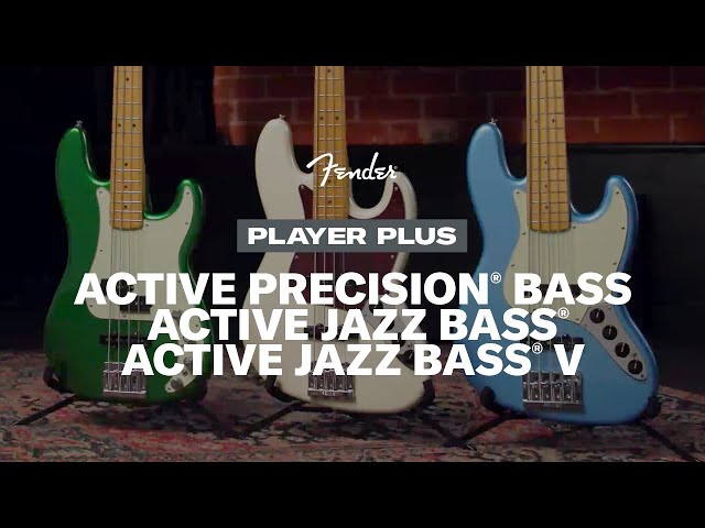 Fender PLAYER PLUS アクティブプレシジョンベース Exploring the Player Plus Bass Models | Fender - YouTube