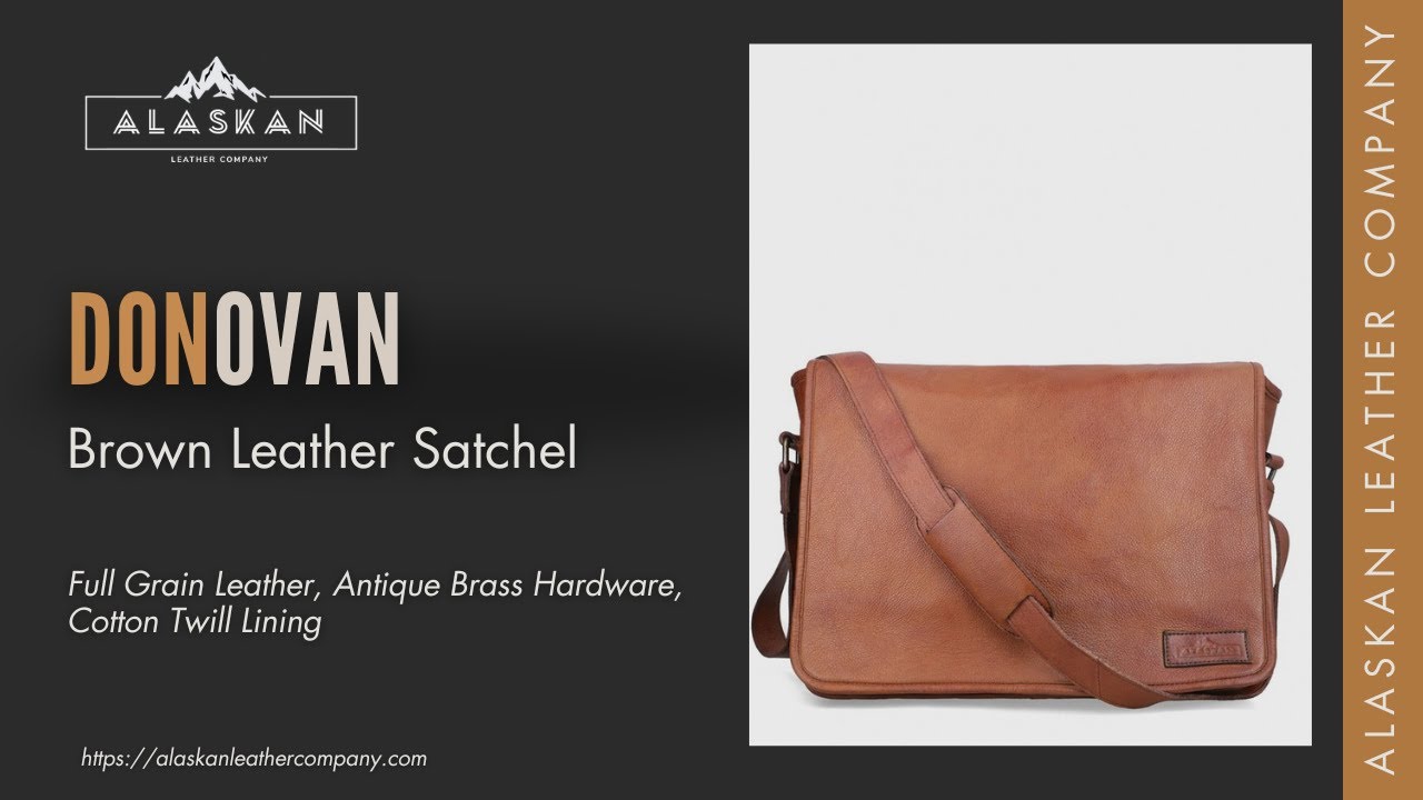 Donovan Brown Leather Satchel | In Function
