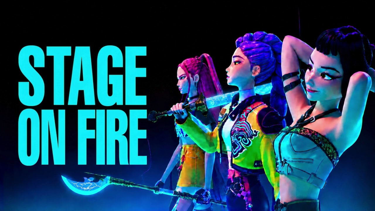 🔥STAGE ON FIRE | HUNTR/X | KPop Demon Hunters | Original Song