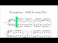 Scorpions  still loving you sheet music