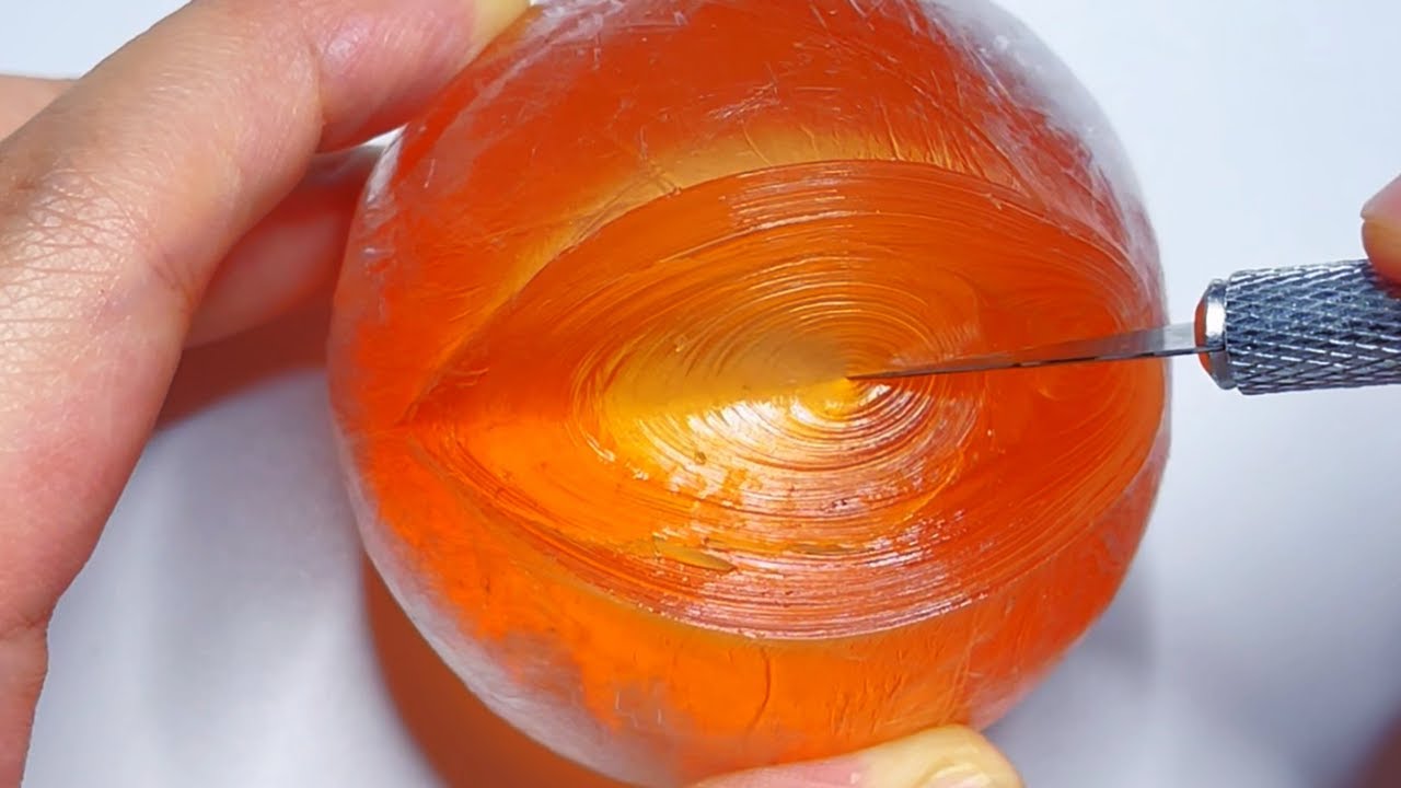 ASMR Orange scotch tape ball丨Relaxing and Satisfying Video YouTube