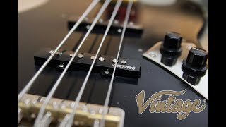 Vintage Icon VJ74 Bass Demo & Review