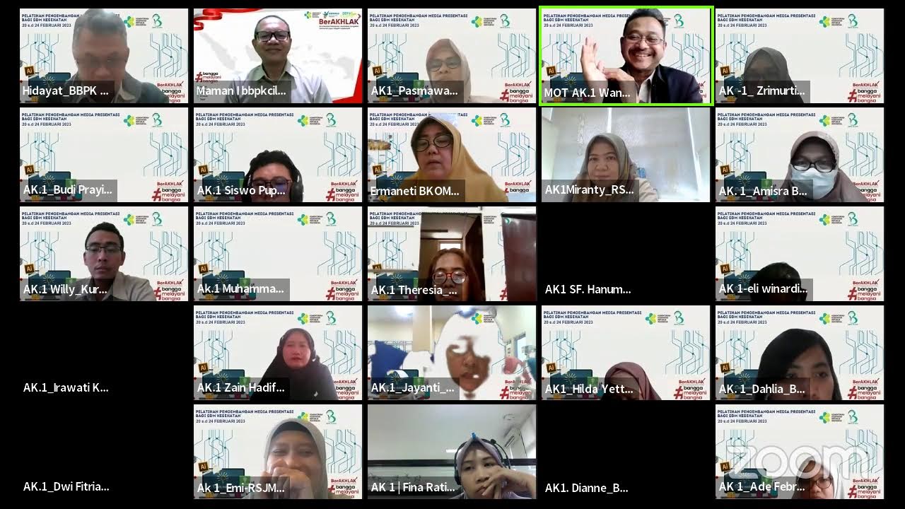 Hari Pertama Media Presentasi AK.1,2,3 dan 4