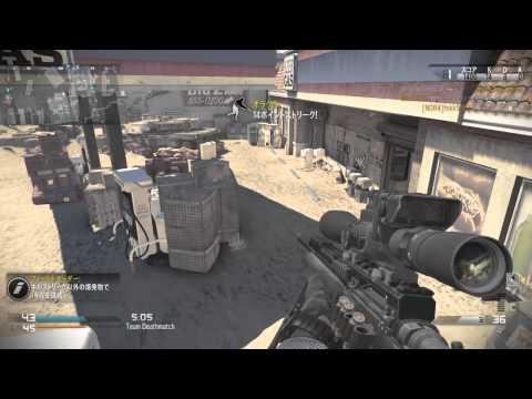 [COD:G]TDM  はじめて？のスナイパー動画
