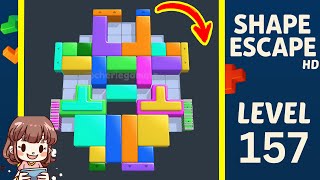 Shape Escape Level 157 Solution Walkthrough