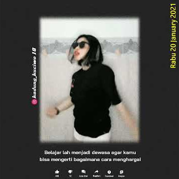 STORY WA DJ QUOTES 30 DETIK TERBARU 2021 || STATUS WA KEREN KEKINIAN || rzkra  Story