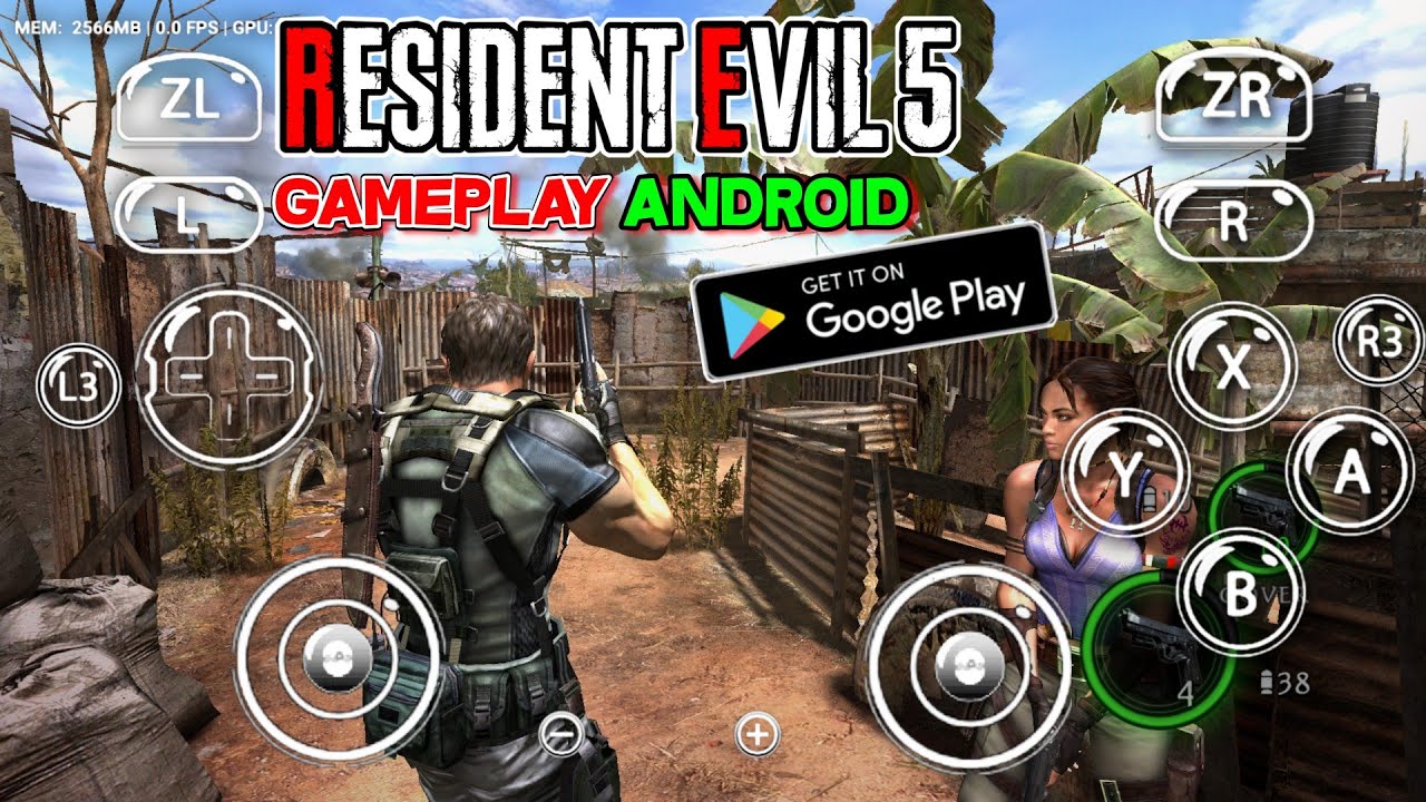 Download Resident evil 5 Any android phone.100% work. 