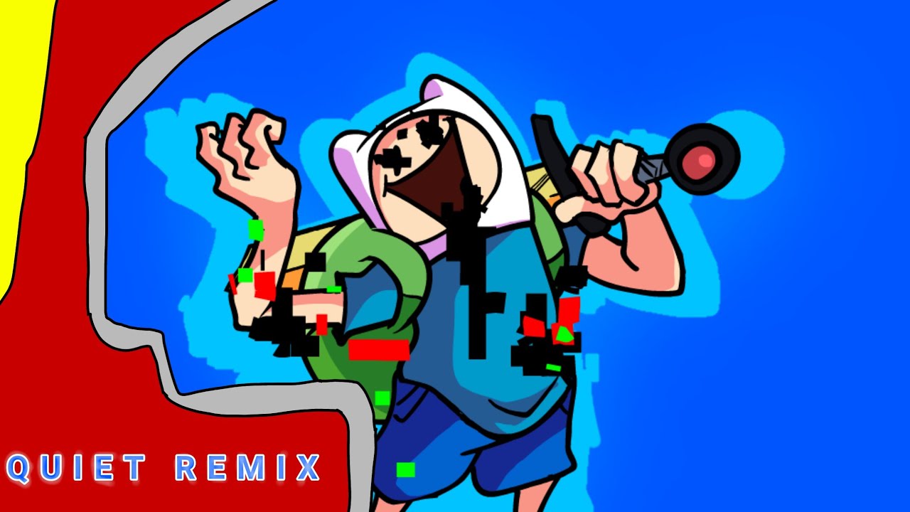 fnf quiet remix (fnf vs finn cn takeover ) - YouTube