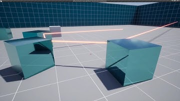 UE4 Laser beam reflection updated