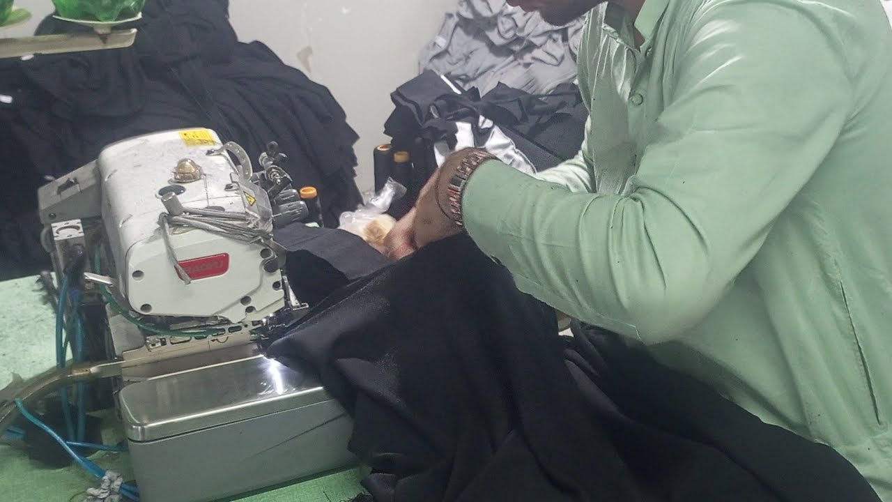 FASIL VLOG is live! garment factory stitching department single Jersey t-shirt neck attach🥰🥰