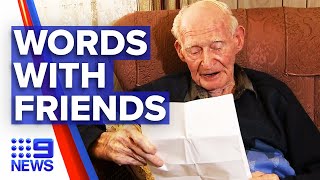 Coronavirus: Pen pal initiative delivering letters to the elderly | 9 News Australia screenshot 1