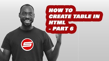 #STAYHOME - LEARN HOW TO CREATE TABLE - HTML BASIC - PART 6 -#WITHME