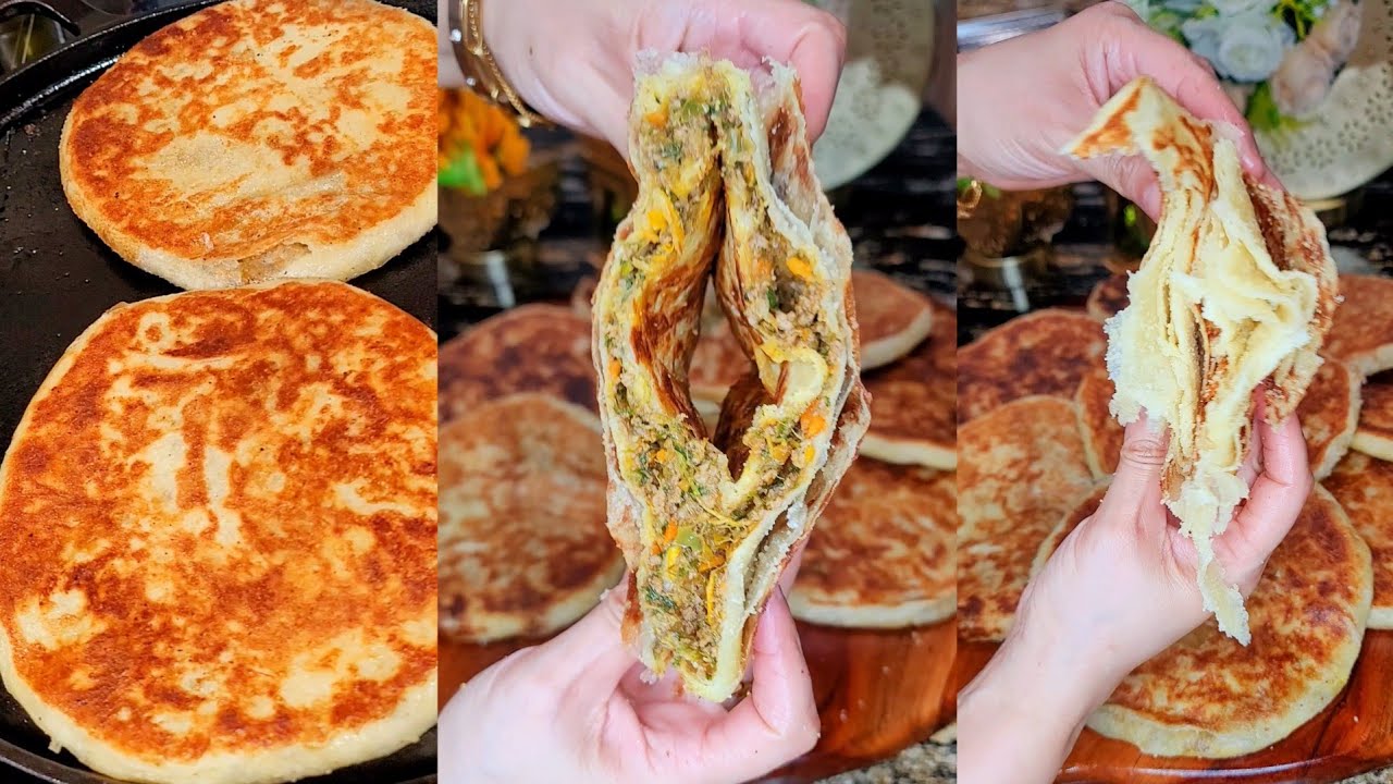 وصفات ترموميكس:مسمن مغربي معمر و مورق بطريقة ساهلة و طريقة حشوة متخطرش على البال كلشي في الترموميكس