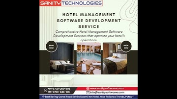 Hotel Management Software Development Services- Sanity Softwares