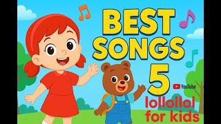 Ruby & Coco - SUPER SONG MEDLEY 5 Songs [12 Min]  | Kids Song Adventure 🐵🎶🌴🦜✨