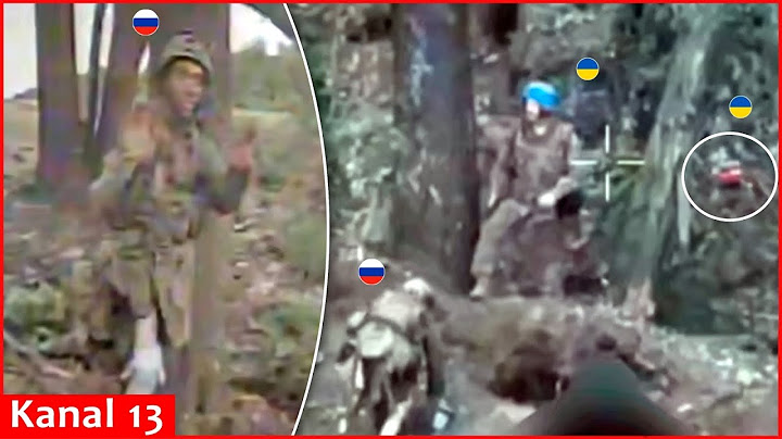 In first, a Russian soldier not wanting to die, surrenders to a kamikaze drone