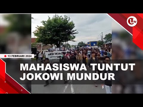 MAHASISWA SE-YOGYAKARTA DEMO TUNTUT JOKOWI MUNDUR | U-NEWS