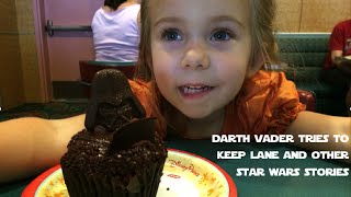 Darth Vader Tries To Keep Lane Star Wars Weekends 2015