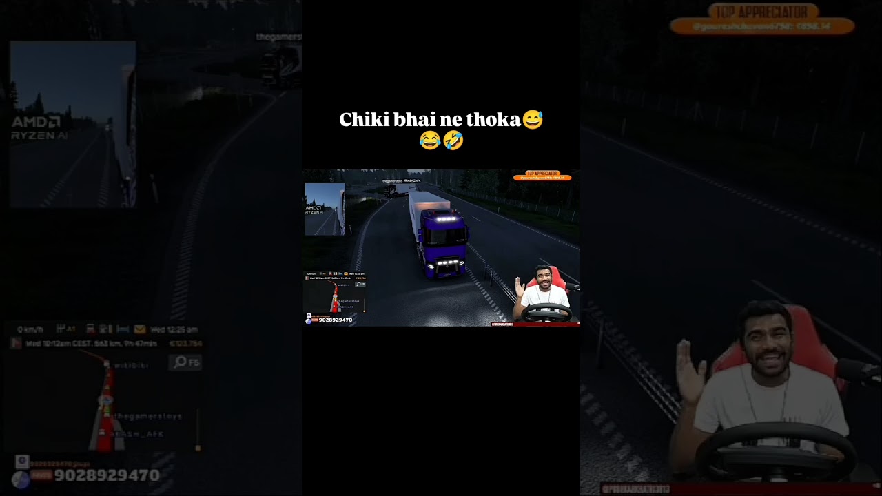 Chiki bhai ne thoka 😅😂🤣 