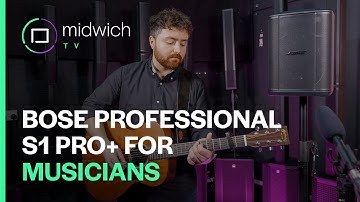 Hands on with the Bose Professional S1 Pro+ for musicians