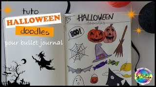 HALLOWEEN DOODLES POUR BULLET JOURNAL - simple et rapide