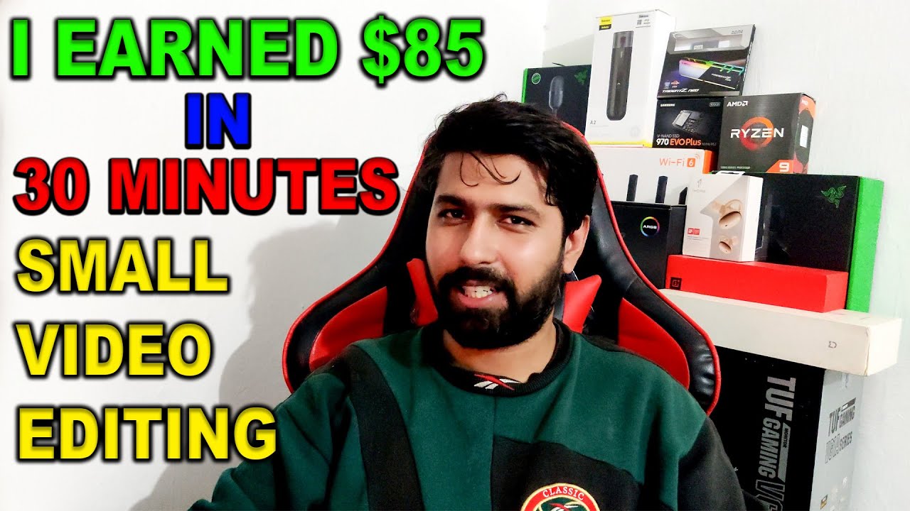 How i earned $85 in 30 minutes | video editing | Fiverr