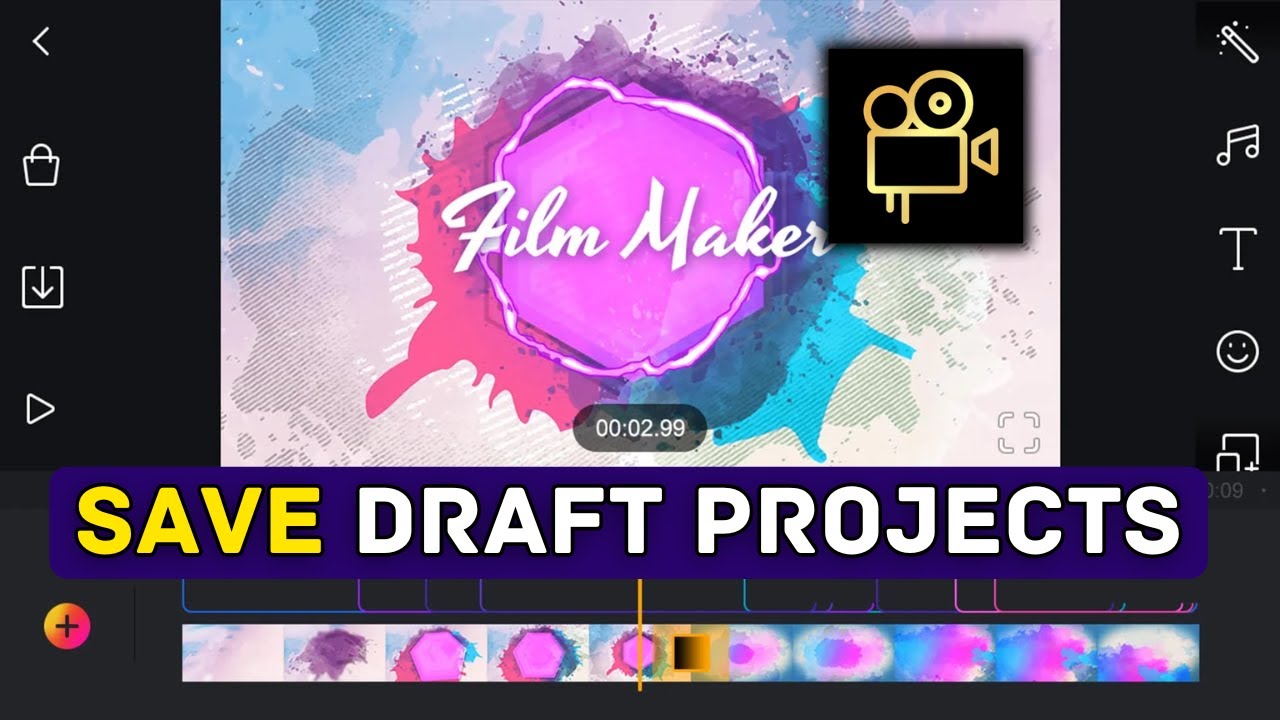 How to Save Draft Projects in Film Maker Pro 2025?