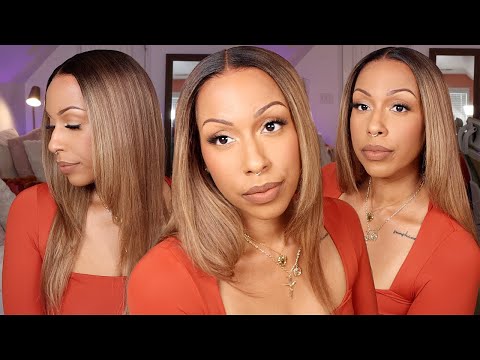 NEW Fit-Lock 13x6 Drawstring Wig |  Yaki Layered Honey Blonde Highlight Human Hair Wig | ft. RPGSHOW