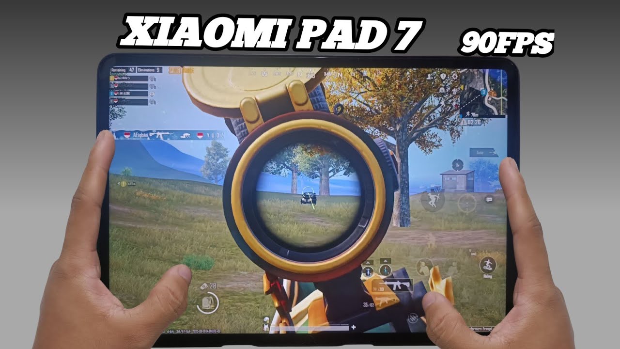 XIAOMI PAD 7 PUBG/BGMI TEST GAMING 90FPS | SNAPDRAGON 7+ GEN 3 