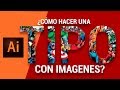 ¿Cómo hacer que una foto esté dentro de un texto? / Illustrator CC 2018 Cap 5