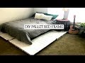 DIY PALLET BED FRAME DIY PALLET BED FRAME