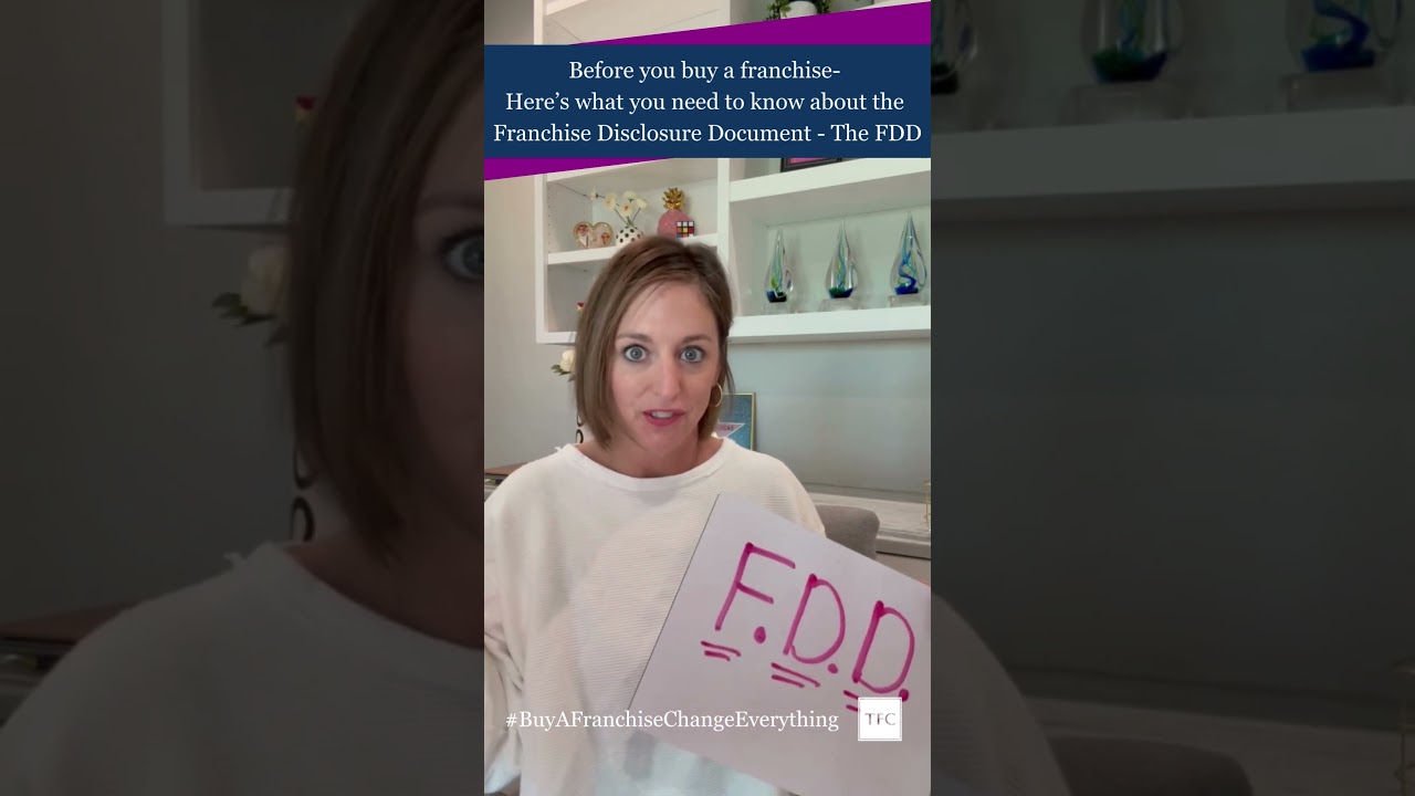 FDD (Franchise Disclosure Document) Intro