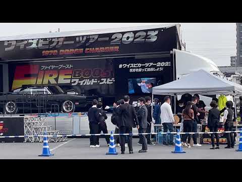 2023/05/12 ワイスピカーツアーで来た実車 (1970 DODGE CHARGER) の様子