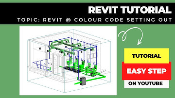 Revit MEP Tutorial : System colour code settings for Piping