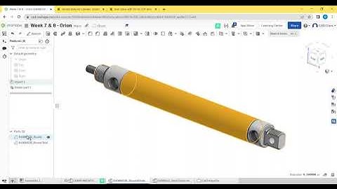 CAD Class Week 8 - Onshape