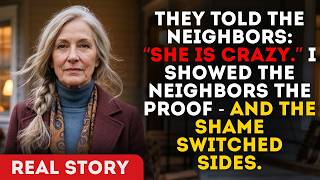 They Told The Neighbors: “She Is Crazy.” I Showed The Neighbors The Proof—And The Shame Switched