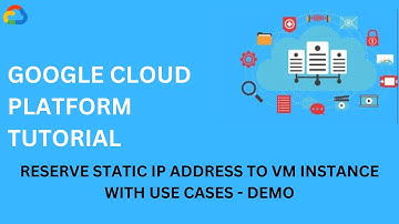 Reserve Static External and Internal IP Address to VM Instance in GCP