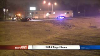 WOWT Video: Car Rolls Over On I-680 Ramp